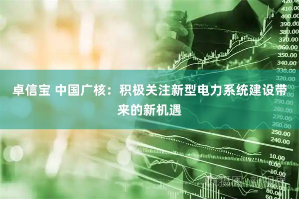 卓信宝 中国广核：积极关注新型电力系统建设带来的新机遇