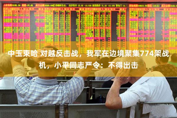 中玉束哈 对越反击战，我军在边境聚集774架战机，小平同志严令：不得出击