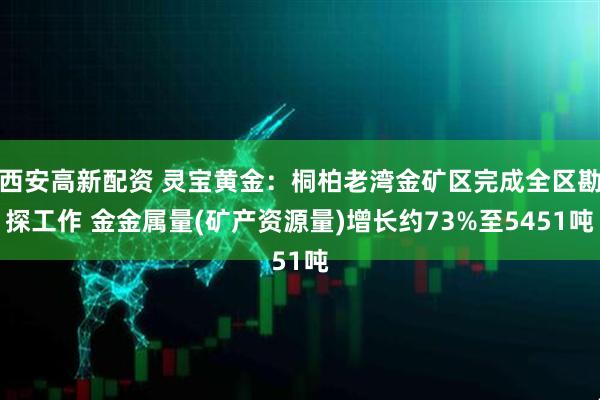 西安高新配资 灵宝黄金：桐柏老湾金矿区完成全区勘探工作 金金属量(矿产资源量)增长约73%至5451吨