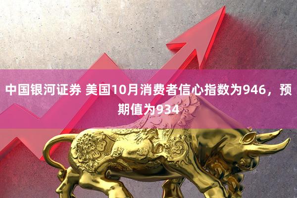 中国银河证券 美国10月消费者信心指数为946，预期值为934