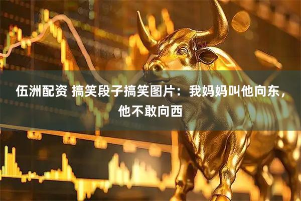 伍洲配资 搞笑段子搞笑图片：我妈妈叫他向东，他不敢向西